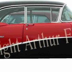 Buick Century Riveria 1955 Red And Black Wall..
