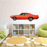 Muscle Car Wall Decals-1969 Pontiac GTO Judge