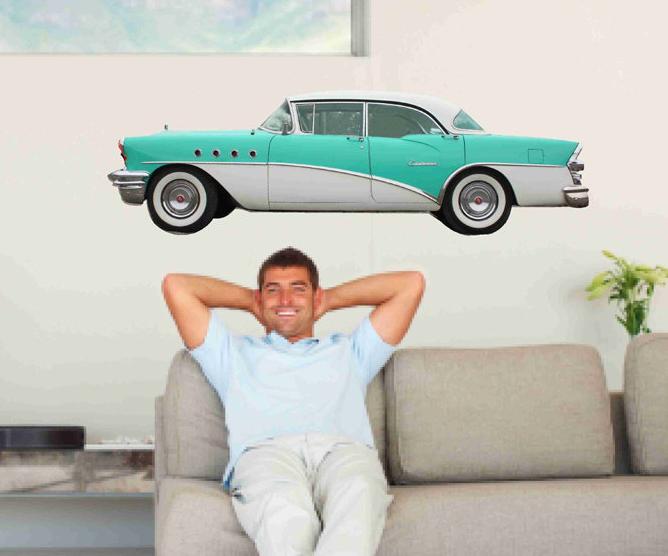 1955 Buick Century Riviera Vinyl Wall Decal